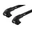 Багажник на гладкий дах Thule Wingbar Edge Black для BMW X1 (U11) / iX1 (U11) 2022→ (TH 7215B-7215B-7205-5341) - Robinzon.ua