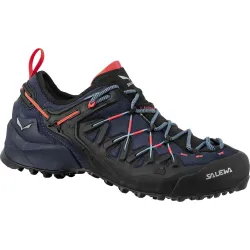 Кроссовки женские Salewa WILDFIRE EDGE GTX 43 - синий/черный с мембраной Gore-Tex®, треккинговые - 013.001.5281 - Robinzon.ua