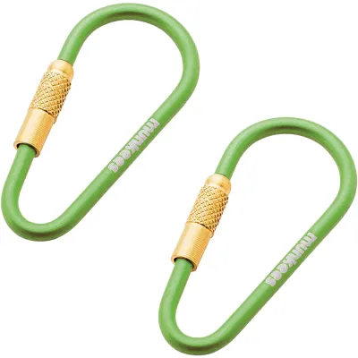 Munkees 3201 карабины Mini Link 3 mm x 48 mm 2-Pack grass green - Robinzon.ua