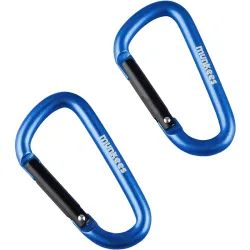 Munkees 3206 карабіни D 6 mm x 60 mm 2-Pack dark blue Munkees 3206 карабіни D 6 mm x 60 mm 2-Pack dark blue - Robinzon.ua