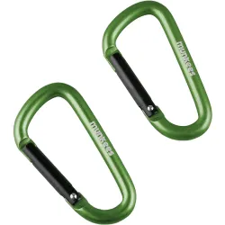 Munkees 3206 карабіни D 6 mm x 60 mm 2-Pack grass green Munkees 3206 карабіни D 6 mm x 60 mm 2-Pack grass green - Robinzon.ua