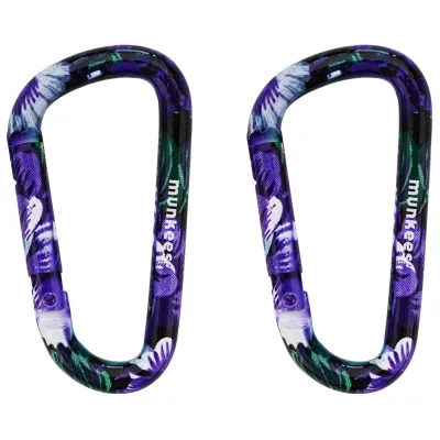 Munkees 3325 карабіни Flower Purple 6 mm x 60 mm 2-Pack purple - Robinzon.ua