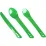 Lifeventure вилка, ложка, нож Ellipse Cutlery green - Robinzon.ua