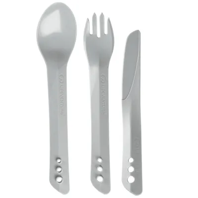 Lifeventure вилка, ложка, нож Ellipse Cutlery light grey - Robinzon.ua