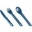 Lifeventure вилка, ложка, нож Ellipse Cutlery navy blue - Robinzon.ua