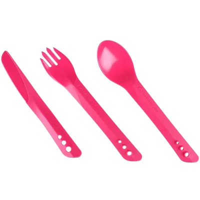 Lifeventure вилка, ложка, нож Ellipse Cutlery pink - Robinzon.ua