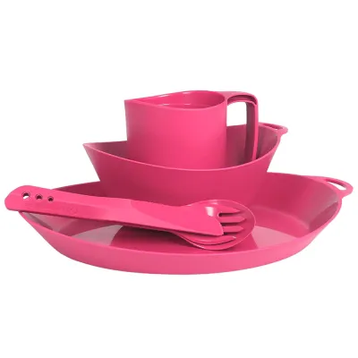 Lifeventure набор Ellipse Camping Tableware Set pink - Robinzon.ua