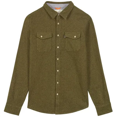 Picture Organic сорочка Lewell army green L - Robinzon.ua