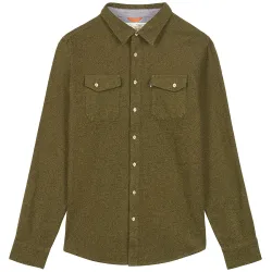 Picture Organic сорочка Lewell army green L - Robinzon.ua