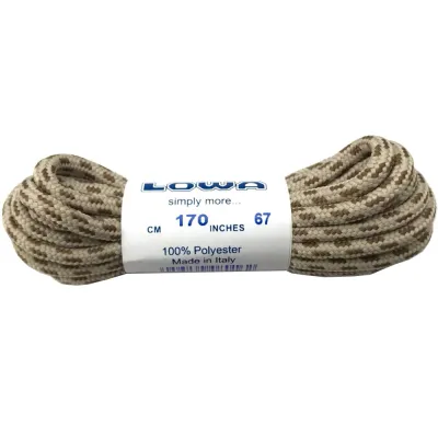 Шнурки LOWA Trekking 170 см - песочный, мультифункциональные - 830582-0410 - Robinzon.ua