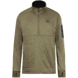 Picture Organic реглан Bake Grid 1/4 dark army green L - Robinzon.ua