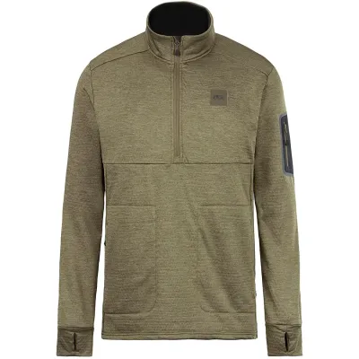 Picture Organic реглан Bake Grid 1/4 dark army green XL - Robinzon.ua