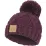 Picture Organic шапка Haven W B196 burgundy - Robinzon.ua