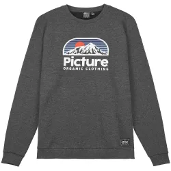 Picture Organic свитшот Authentic dark grey melange L - Robinzon.ua