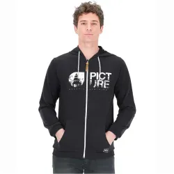 Picture Organic толстовка Basement Hoody Zip black L - Robinzon.ua