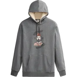Picture Organic толстовка Chuchie Plush Hoody dark grey melange L - Robinzon.ua