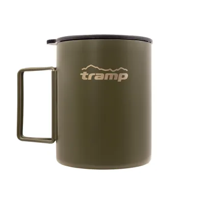 Термокружка TRAMP со складными ручками и поилкой 500мл UTRC-142 olive - Robinzon.ua