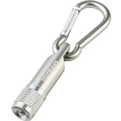 Munkees 1076 брелок-ліхтарик LED with Carabiner grey - Robinzon.ua