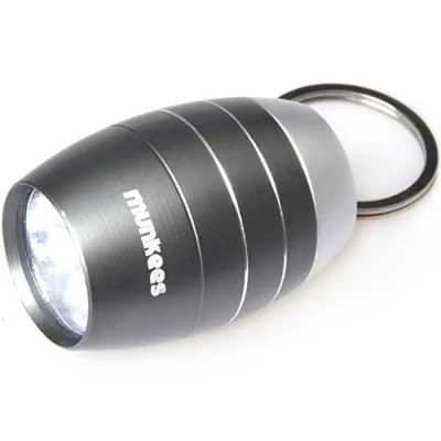Munkees 1082 брелок-ліхтарик Cask shape 6-LED Light grey - Robinzon.ua