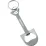 Munkees 3471 брелок-відкривачка Shovel grey - Robinzon.ua