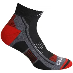 Термоноски Accapи Trekking Ultralight Quarter, Black/Red, 45-47 (ACC H0825.999-IV) - Robinzon.ua