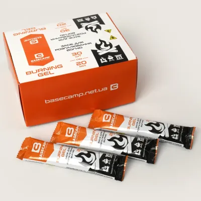 Гель для розжига BaseCamp Burning Gel, 30 стіків по 20 мл (BCP 50600) - Robinzon.ua