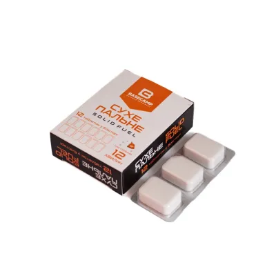 Сухе пальне BaseCamp, 12 таблеток у блістері (BCP 50800) - Robinzon.ua