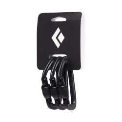 Карабін Black Diamond HotForge Screwgate 3 Pack, Black, р. (BD 381079.0002) - Robinzon.ua