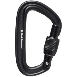 Карабін Black Diamond LiteForge Screwgate Carabiner, Black, One Size (BD 210248.0002) - Robinzon.ua