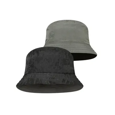 Панама Buff Travel Bucket Hat, Gline Black-Grey - M/L (BU 128626.999.25.00) - Robinzon.ua
