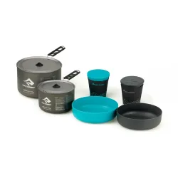 Набір посуду Alpha Cookset 2.2 від Sea To Summit, Pacific Blue/Grey (STS AKI5004-03122104) Набір посуду Alpha Cookset 2.2 від Sea To Summit, Pacific Blue/Grey (STS AKI5004-03122104) - Robinzon.ua