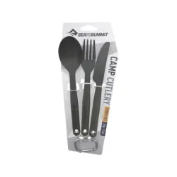 Набір столових приборів Camp Cutlery Set Charcoal від Sea to Summit (STS ACUTLCH) - Robinzon.ua