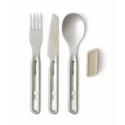 Набор столовых приборов (нож, вилка, ложка) Sea to Summit Detour Stainless Steel Cutlery Set (STS ACK036021-121801) - Robinzon.ua