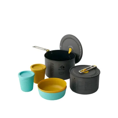 Набор посуды Sea to Summit Frontier UL Two Pot Cook Set, 6 предметів, на 2 персони (STS ACK027031-122103) - Robinzon.ua
