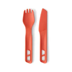 Набор столовых приборов Sea to Summit Passage Cutlery Set, 2 Piece, Spicy Orange (STS ACK035021-120804) - Robinzon.ua