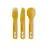 Набір столових приборів Sea to Summit Passage Cutlery Set, 3 Piece, Arrowwood Yellow (STS ACK035021-120905) - Robinzon.ua