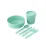 Набор посуды Sea to Summit Passage Dinnerware Set, 1P, 6 Piece, Aqua Sea Blue (STS ACK037051-120215) - Robinzon.ua