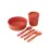 Набор посуды Sea to Summit Passage Dinnerware Set, 1P, 6 Piece, Spicy Orange (STS ACK037051-120816) - Robinzon.ua