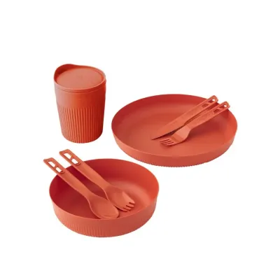 Набор посуды Sea to Summit Passage Dinnerware Set, 1P, 7 Piece, Spicy Orange (STS ACK037051-120820) - Robinzon.ua