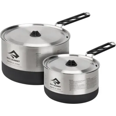 Набор посуды Sigma Pot Set 2.0 от Sea To Summit, Silver (STS AKI5009-03121808) - Robinzon.ua