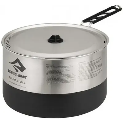 Каструля з розкладною ручкою Sigma Pot Black/Siver, 2700 мл від Sea to Summit (STS APOTSIG2.7L) - Robinzon.ua