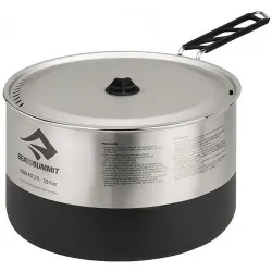 Каструля з розкладною ручкою Sigma Pot Black/Siver, 2700 мл від Sea to Summit (STS APOTSIG2.7L) - Robinzon.ua