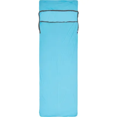 Вкладиш в спальник Sea to Summit Breeze Sleeping Bag Liner, Rectangular w/ Pillow Sleeve, Blue Atoll (STS ASL031081-250207) - Robinzon.ua