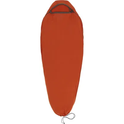 Вкладыш в спальник Sea to Summit Reactor Fleece Sleeping Bag Liner, Picante Red, Compact, Mummy w/ Drawcord, 177 см (STS ASL031031-191902) - Robinzon.ua
