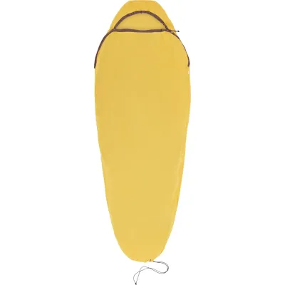 Вкладиш в спальник Sea to Summit Reactor Sleeping Bag Liner, Sulfur Yellow, Compact, Mummy w/ Drawcord, 177 см (STS ASL031061-190903) - Robinzon.ua