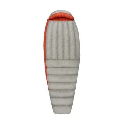 Жіночий спальний мішок Flame FmIII (-4/-10°C), 183 см - Right Zip, Light Grey/Paprika від Sea to Summit (STS AFM3-WL) - Robinzon.ua