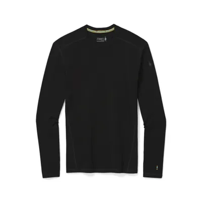 Термокофта чоловіча Smartwool Men's Merino 250 Baselayer Crew Boxed, Black, L (SW SW016350.001-L) - Robinzon.ua