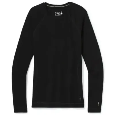Кофта жіноча Smartwool Women's Merino 250 Baselayer Crew Boxed, M - Black (SW SW016370.001-M) - Robinzon.ua
