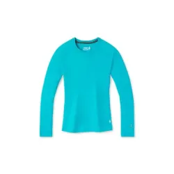 Кофта жіноча Smartwool Women's Merino 250 Baselayer Crew Boxed, Capri Blue Heather, р. XS (SW SW016370.382-XS) - Robinzon.ua