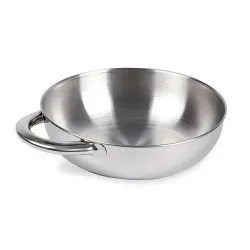 Миска з ручкою Tatonka Bowl With Grip, М, Silver (TAT 4033.000) - Robinzon.ua